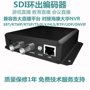 器h.265 采集卡iptv直播srt视频推 SDI环出直播编码 SDI