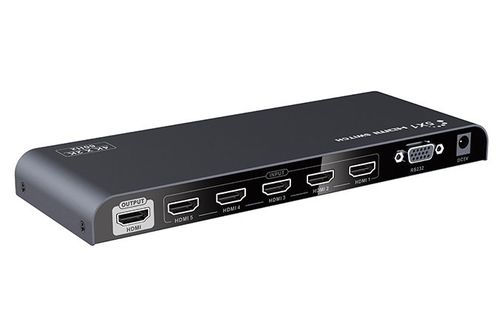 朗强LKV501-V2.0 HDMI切换器 五进一出 HDMI分配器 5进1出 4K*2K