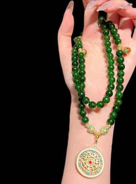 天然几何锆石女毛衣链项链