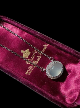 绿玉髓玛瑙平安扣宝石项链 水灵水灵 镀18K金 白玉髓富贵豆 项链