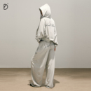 SMILE DDD双腰头套装280g美式简约开衫卫衣休闲运动裤脚调节卫裤