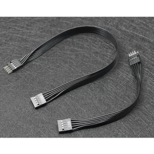 台式 2.0延长线9针公对母连接加长全黑排线 机电脑主板前置USB9PIN