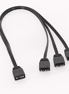 主板ARGB一分三连接线1分3 RGB线 5V 3Pin转接线扁平线ARGB扩展线