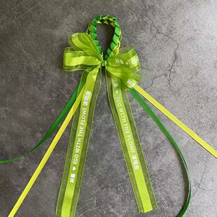 林峰粉丝应援演唱会周边蝴蝶结手工线下活动手环音乐节丝带定制