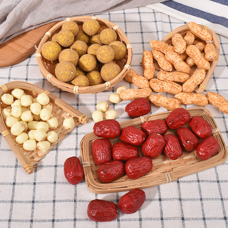 仿真红枣,桂圆花生莲子道具模型