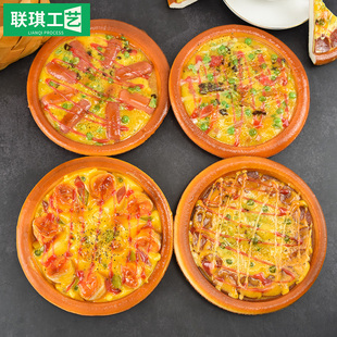 仿真披萨饼模型假汉堡面包Pizza西餐食物橱窗装饰道具过家家玩具