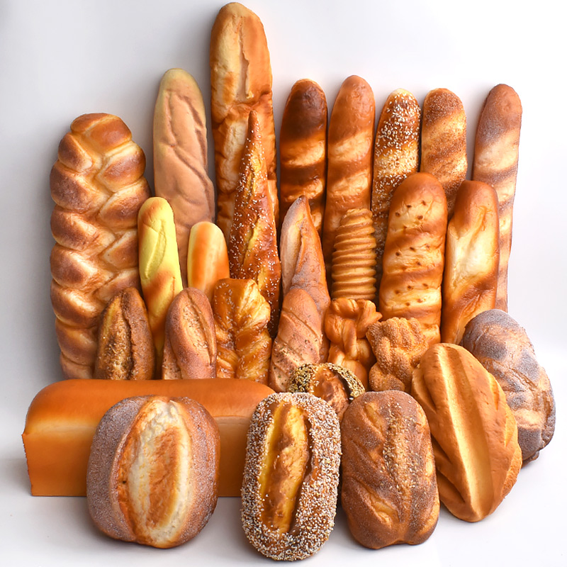 仿真长条面包模型 全麦假水果法棍蛋糕橱窗软香摆设拍摄食物道具