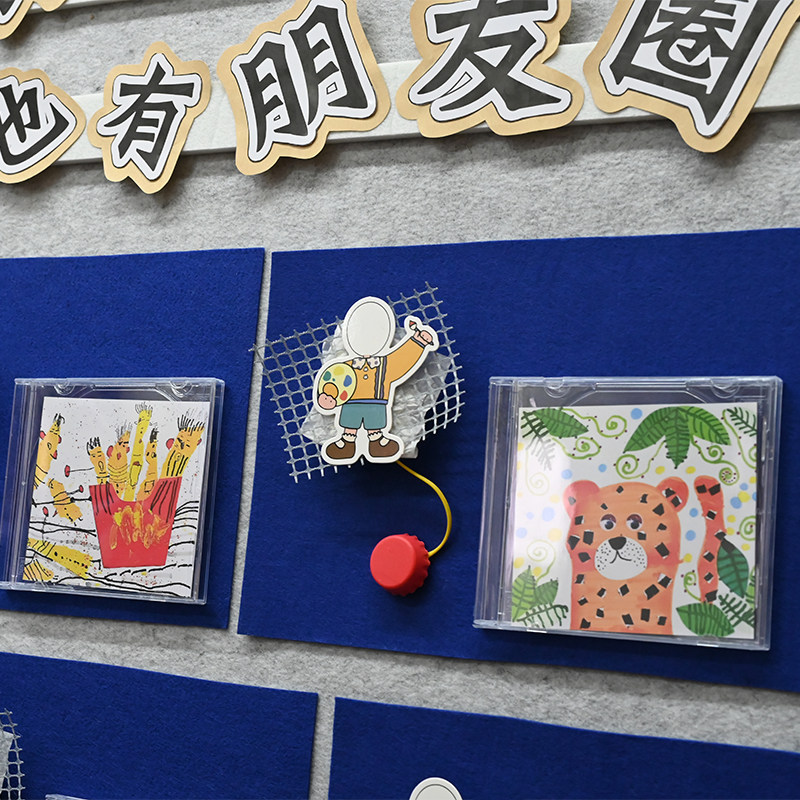 幼儿园倾听盒子录音按钮迷你录音器环创视听神器小班中大班语言区