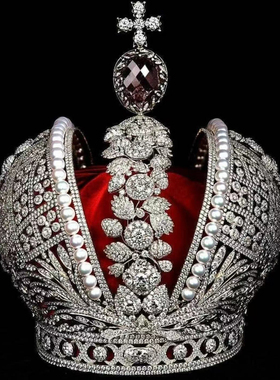 皇冠钻石定制头饰定制镀黄金皇冠定制加工结婚公主头冠设计