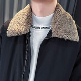 CF136-P138控178社会小伙店主风棉衣外套潮流棉服男黑，男装棉衣，电商A343