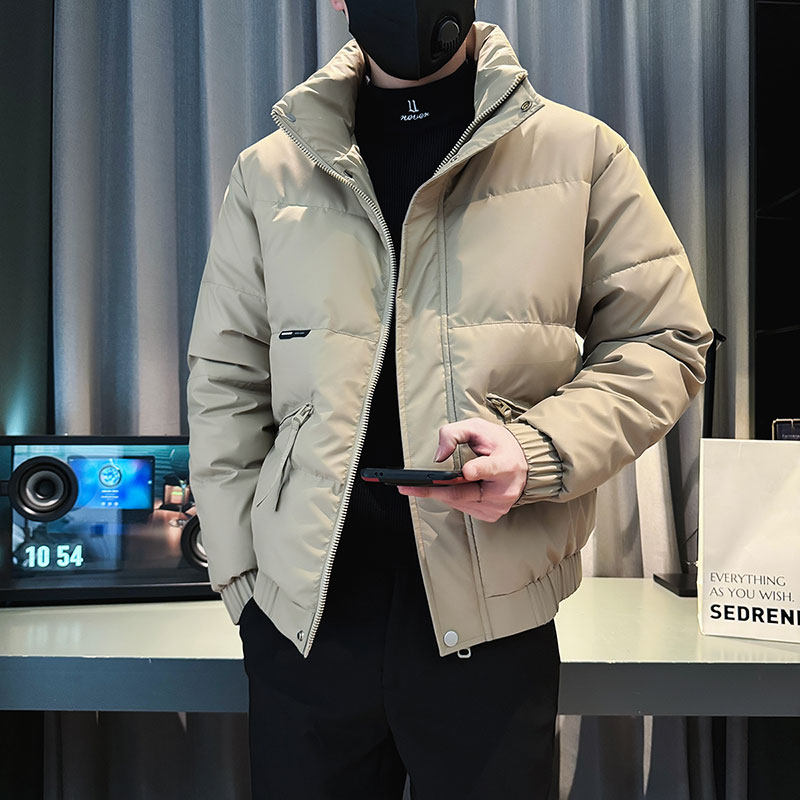 CF102-P138控178社会小伙店主风立领棉衣外套潮流棉服男黑3,男装棉衣,电商A343