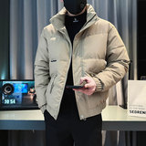 CF102-P138控178社会小伙店主风立领棉衣外套潮流棉服男黑3，男装棉衣，电商A343
