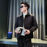 CF130-P138控178社会小伙店主风棉衣外套潮流棉服男黑1，男装棉衣，电商A343