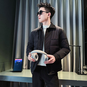 CF130-P138 控178 社会小伙店主风棉衣外套潮流棉服男黑1图片
