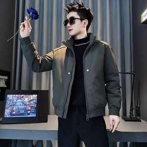 CF141-P138 控178 社会小伙店主风棉衣外套潮流棉服男 黑1图片