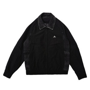 JK225-P108 控148 秋冬新款社会小伙店主风夹克男外套 酒红图片