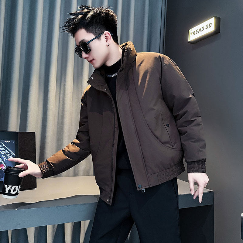 CF153-P138控178社会小伙店主风棉衣外套潮流棉服男棉袄绿，男装棉衣，电商A343