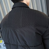 CF139-P138控178社会小伙店主风棉衣外套潮流棉服男黑，男装棉衣，电商A343