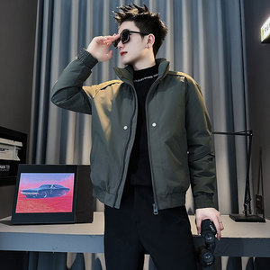 CF141-P138控178社会小伙店主风棉衣外套潮流棉服男绿
