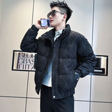 CF90-P138控178社会小伙立领棉衣外套潮流棉服男白1，男装棉衣，电商A343