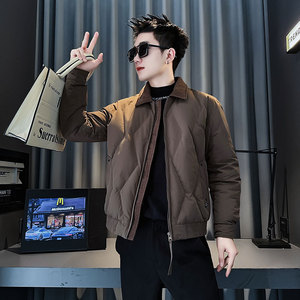 CF137-P138 控178 社会小伙店主风棉衣外套潮流棉服男 黄图片