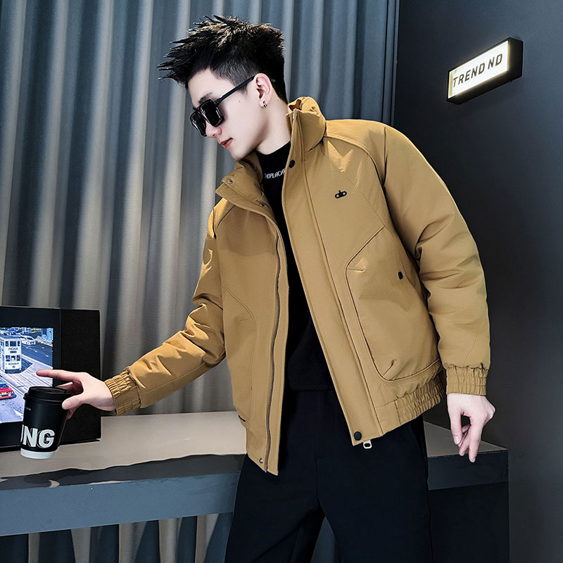 CF149-P138控178社会小伙店主风棉衣外套潮流棉服男棉袄黄，男装棉衣，电商A343