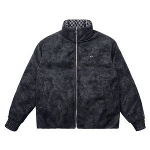 CF157-P138 控188 社会小伙点店主风皮棉衣外套潮流棉服男棉袄 黑图片