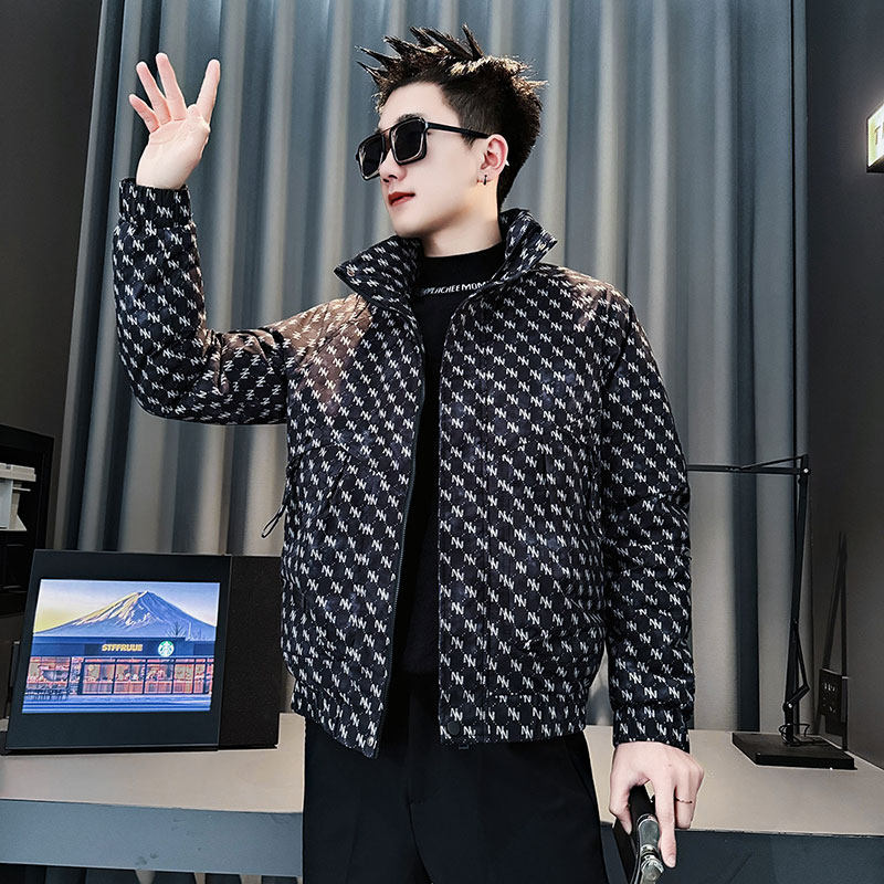 CF152-P138控178社会小伙花棉衣外套潮流棉服男棉袄咖,男装棉衣,电商A343