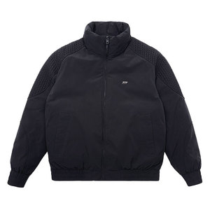 CF151-P138 控178 社会小伙麦穗拼接棉衣外套潮流棉服男棉袄 红咖图片