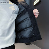 CF141-P138控178社会小伙店主风棉衣外套潮流棉服男黑1，男装棉衣，电商A343