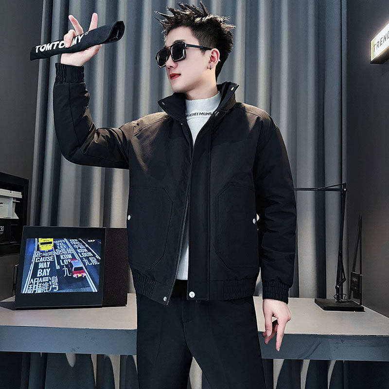 CF159-P138控178社会小伙店主风棉衣外套潮流棉服男棉袄咖,男装棉衣,电商A343