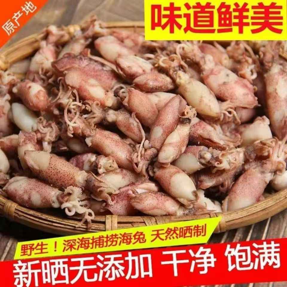 淡晒海兔干货海兔子带籽小鱿鱼仔淡晒笔管鱼乌贼干非特级海鲜水产