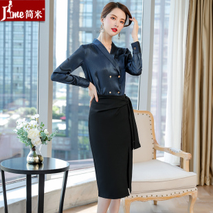 OL工装 职业套装 通勤面试正装 气质女神范工作服时尚 名媛套裙 女春季