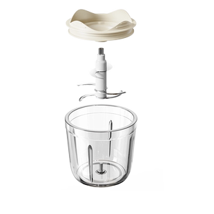 小熊辅食机绞肉切碎机原装配件 玻璃杯盖子杯盖刀片刀头QSJ-D02Q1