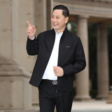 外套春秋款中年男士夹克衫上衣休闲宽松大码男装秋季衣服2408P55，男装夹克，星座1010A-1