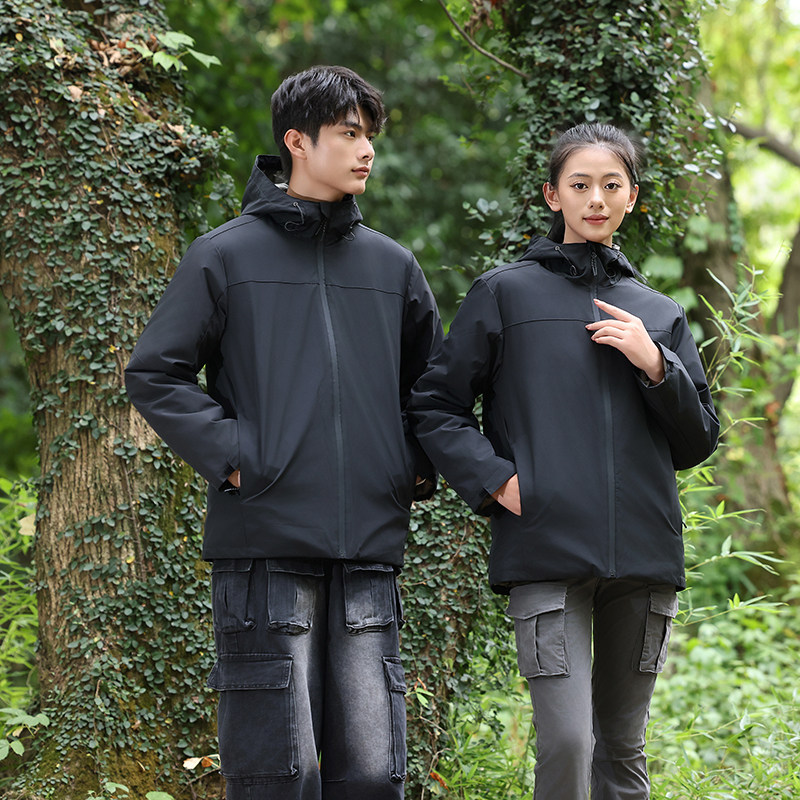 冲锋衣定制印花LOGO工作服轻量化户外防寒工作服棉衣8828P75,男装棉衣,星座1010A-1