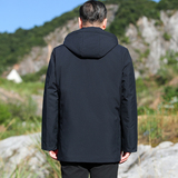 中老年冬装保暖外套男加绒加厚棉衣可拆卸内胆爸爸棉服M2080P115，男装棉衣，星座1010A-1
