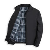 鹅绒轻薄羽绒服男爸爸秋冬中老年可脱卸内胆夹克男厚款23296P160，男装羽绒服，星座1010A-1