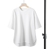 港风短袖T恤男夏季潮牌珠地青少年半袖宽松半袖5分袖305P22，男装T恤，星座1010A-1