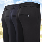 春秋弹力商务男士运动裤男松紧系绳长裤子中老年休闲裤男5368P30，男装休闲裤，星座1010A-1