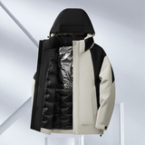 户外风羽绒服冲锋衣男外套男士冬季90绒防寒服外套爸爸装5018P258，男装羽绒服，星座1010A-1