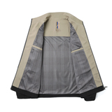 秋季中年男士立领夹克衫休闲中老年人春秋薄款爸爸装外套B06P45，男装夹克，星座1010A-1