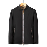 秋冬季商务休闲立领加棉加厚夹克男行政中年男装夹棉外套5323P63，男装夹克，星座1010A-1