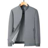 男士棒球领夹克春秋款中老年爸爸装老干部外套休闲男茄克4001P50，男装夹克，星座1010A-1