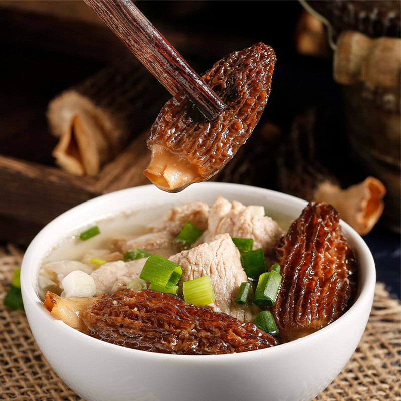 绿帝羊肚菌干货煲汤食材