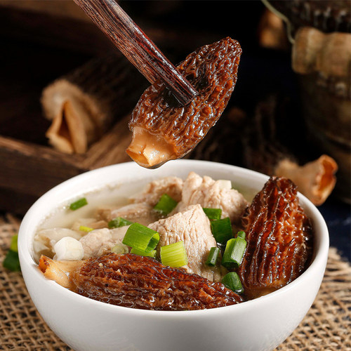 绿帝羊肚菌干货煲汤食材