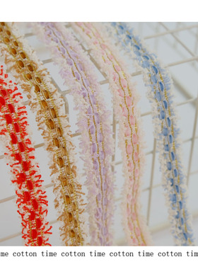 cottontime爆款香风织带韩国双条绒服装辅料优质手工饰品鞋包花边