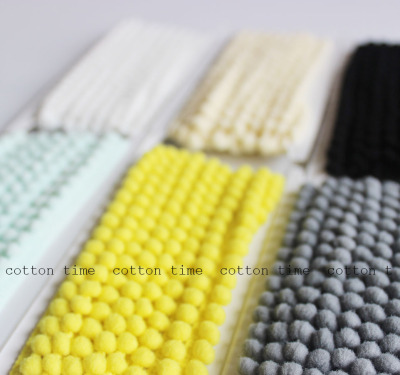 北欧色毛球cottontime手工辅料