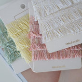 NEW Julia 2cm Spring 清爽小香风金丝流苏花边 韩国单边须辅料