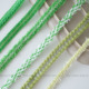 Green 春夏高级小香风绿色组合织带 The 编织服装 辅料花边